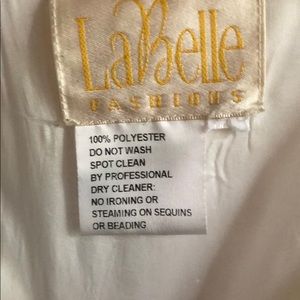 La Belle Dresses - Formal White Lace Dress La Belle Dresses - Formal White Lace Dress